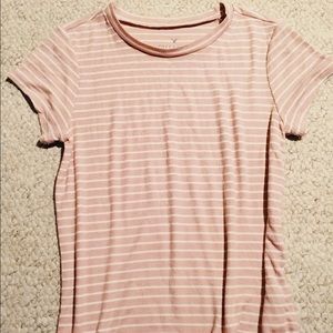 NWOT Blush Pink, Ribbed Tee (AEO)